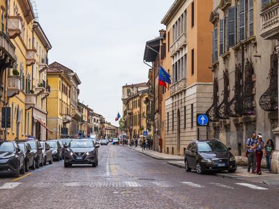 An old street in Verona