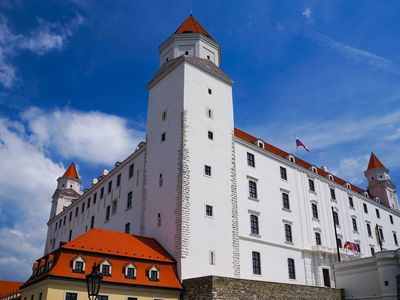 The white castle in Bratislava