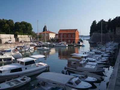 Boats moored in Zadar, Croatia