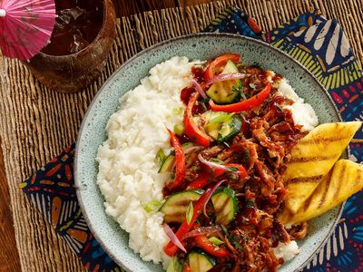 Hawaiian Pulled Pork Mashed Bowl