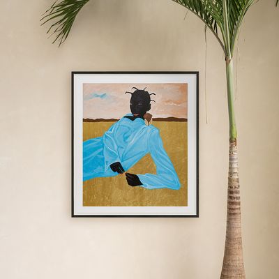 Kwesi Botchway portrait under palm tree