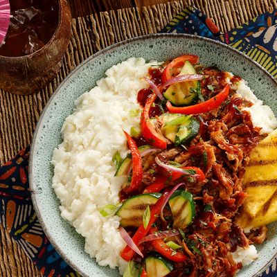 Hawaiian Pulled Pork Mashed Bowl