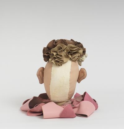 Soft sculpture of leather and cloth, Chestnut by Tau Lewis