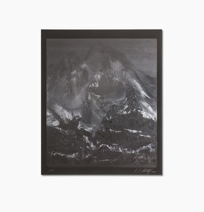 Black mountain landscape, Nevertheless #20 by Conrad Jon Godly
