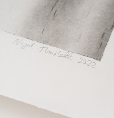 Nigel Howlett signature on corner of paper