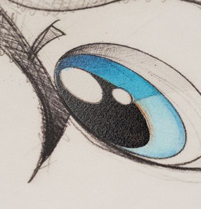 Up close eye detail