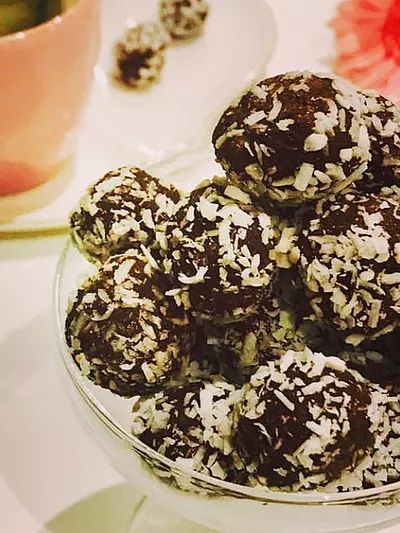 Sockersmarta chokladbollar