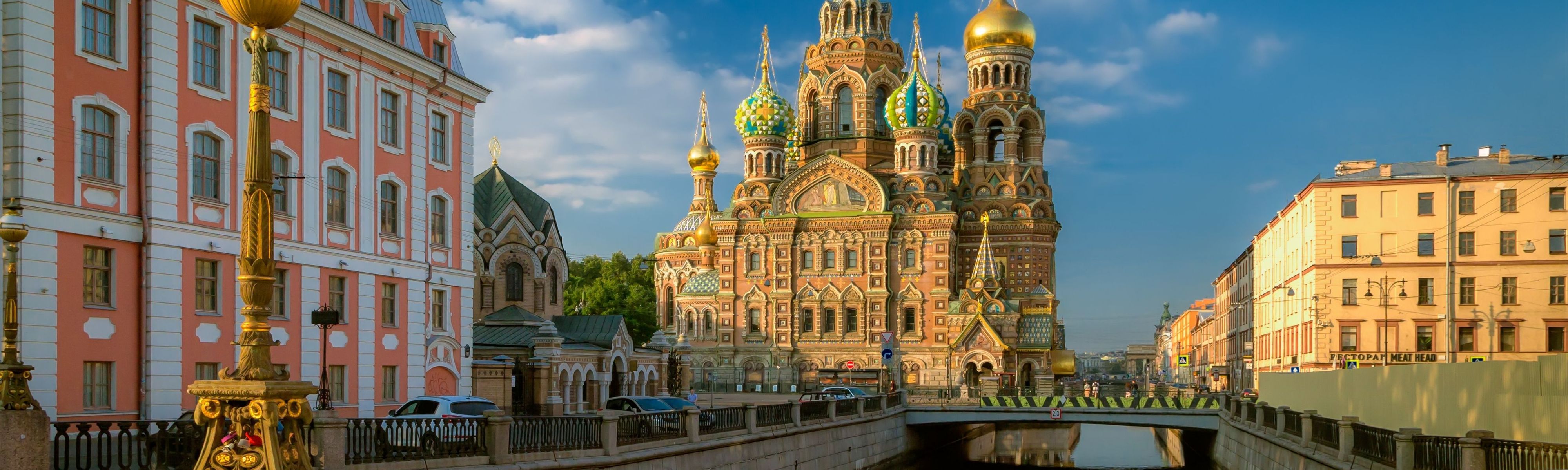 church of the savior by a river in russia