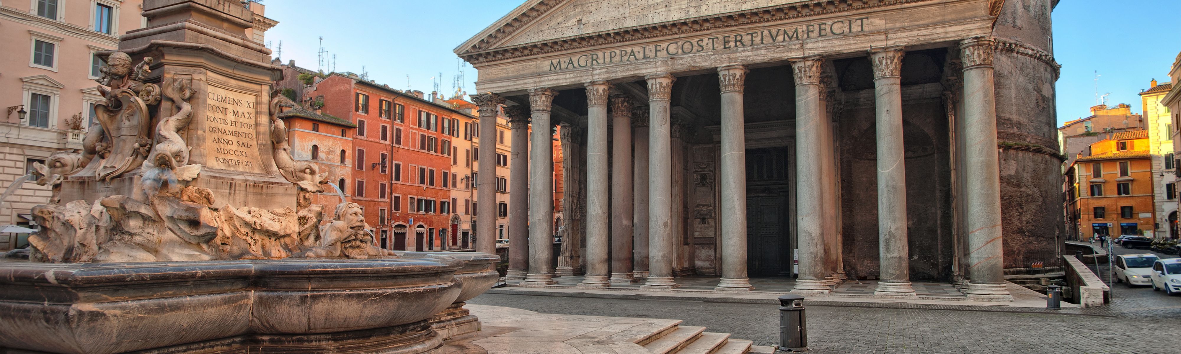 the pantheon in rome italy