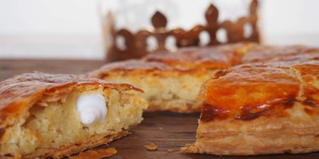 Galette des Rois, or The King's Cake. A holiday tradition in France.