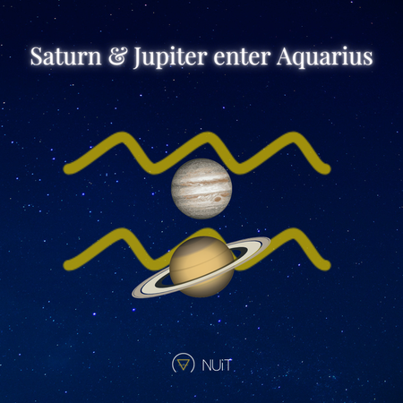 Jupiter and Saturn in Aquarius