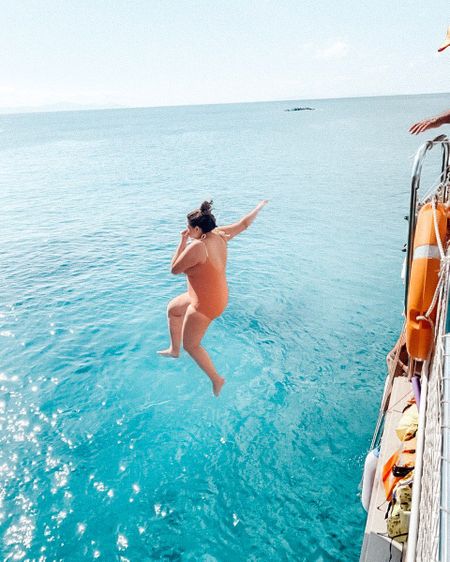 Jump off a boat Greek Islands