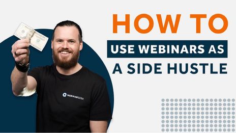 Use webinars as a side hustle thumbnail