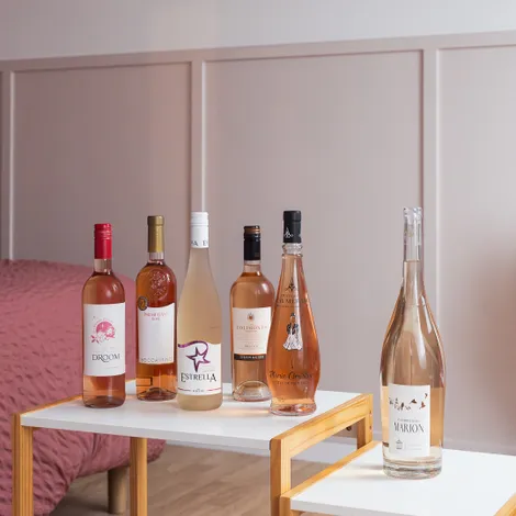 Alleen maar rozeschijn met rosé wijn!