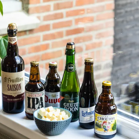 Bier & kaas, een mooi koppel!