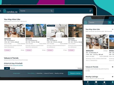 Love a listing? See more just like it using the condos.ca "you may also like" feature