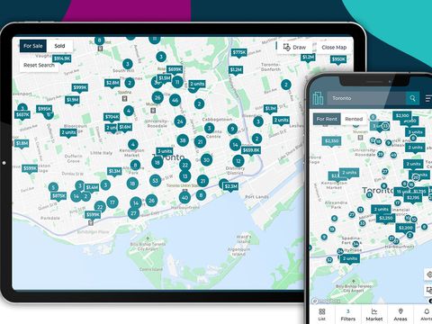 Narrow your search with the condos.ca map tool