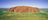 Aerial view of Uluru