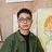 A portrait shot of Lin-Yen Liang in his studio