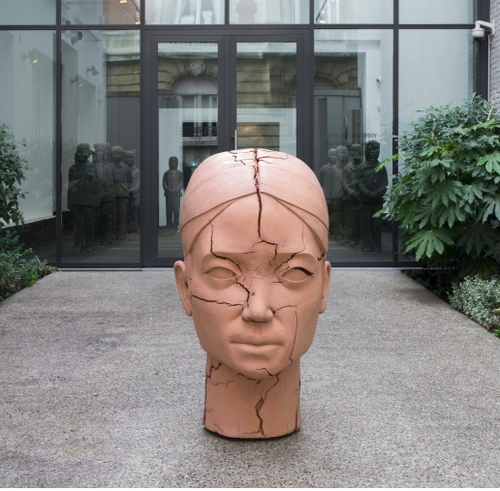 Cracked Head #1, Terracotta Daughters Project, 2017