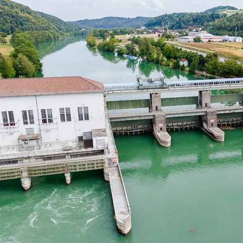 EKZ beteiligt sich am Rheinkraftwerk Reckingen