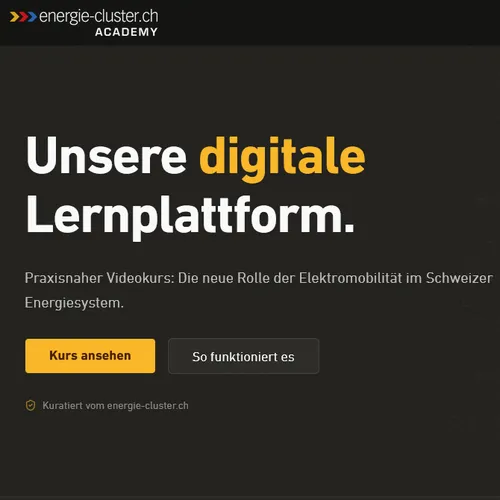 Neuer Online-Grundlagenkurs: Flexibel lernen mit der energie-cluster.ch Academy