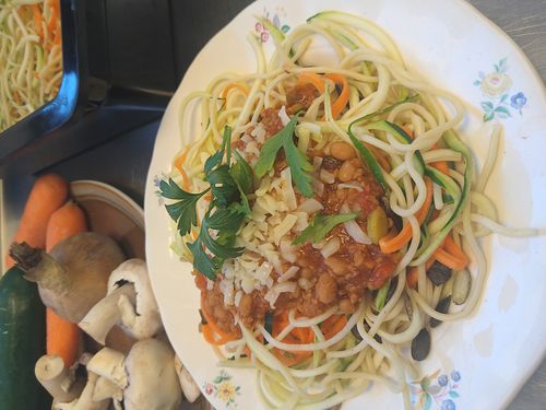 Spagetti och blomkålsbolognese | Frisk mat