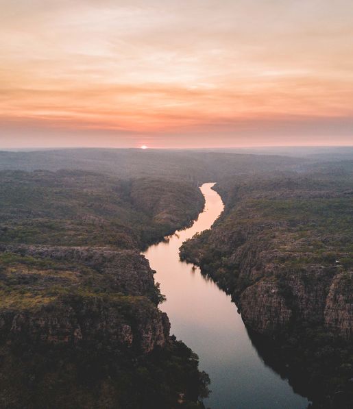 Aerial view of Katherine Gorge Nitmiluk National Park