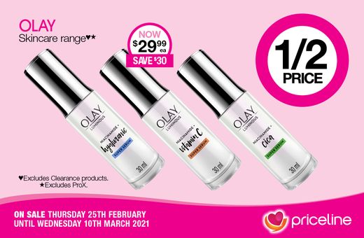 Priceline's February Catalogue Specials