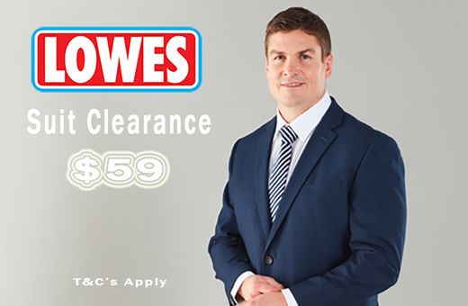 Lowes Suit Clearance Sale