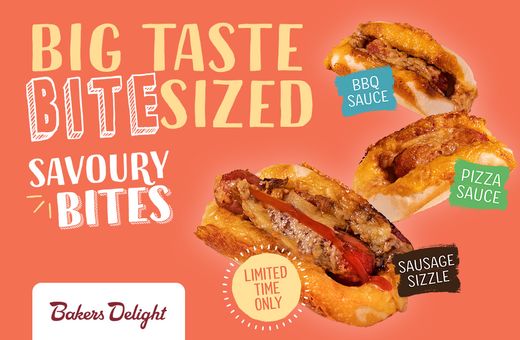 Bakers Delight - Sausage Sizzle Savoury Bite