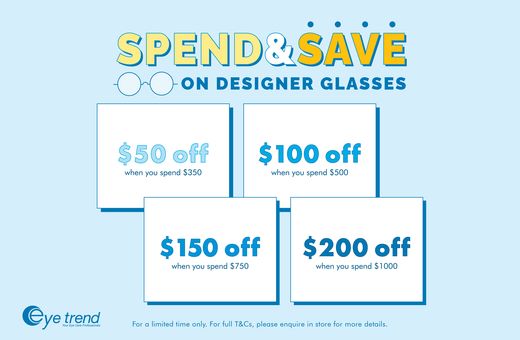 Spend & save at Eye Trend