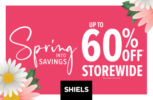 Shiels Spring Sale
