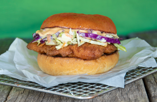 Bucking Bull's New Buttermilk Chicken Burger for $10