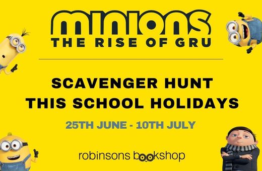 Minions School Holidays Scavenger Hunt at Robinsons Bookshop! 