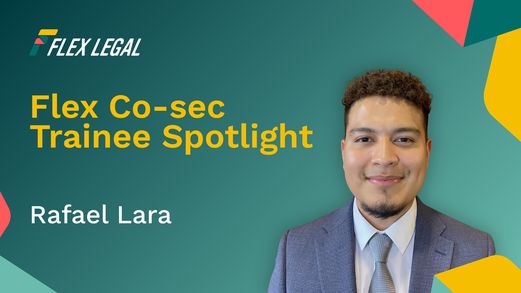 Flex Co-sec Trainee Spotlight: Rafael