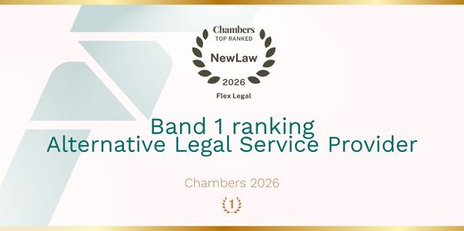 Flex Legal Achieves Band 1 in Chambers and Partners NewLaw Guide 2026