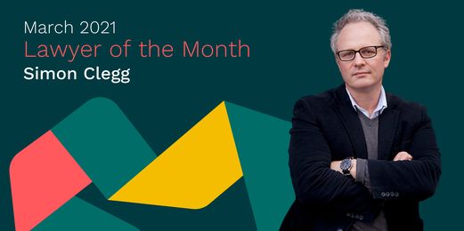 Simon Clegg Lawyer of the Month