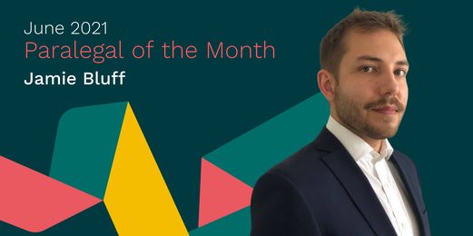 Jamie Bluff Paralegal of the Month