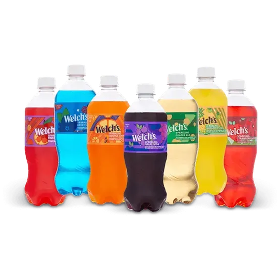 Welch's sparkling soda - 7 different flavors and package varieties