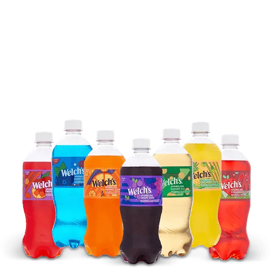Welch's sparkling soda - 7 different flavors and package varieties