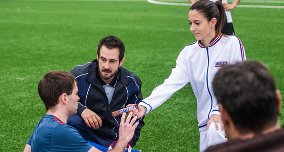 Snickers Person Snickers Reminds Football Fans 'You're Not You When You're Hungry'