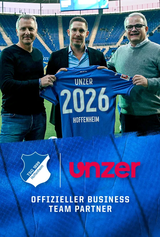 Unzer und die TSG 1899 Hoffenheim: Gemeinsam auf Zukunftskurs bis 2026!