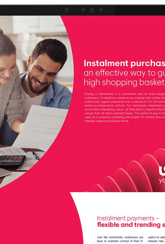 White paper "Instalment purchases – an effective way to guarantee high shopping basket values"