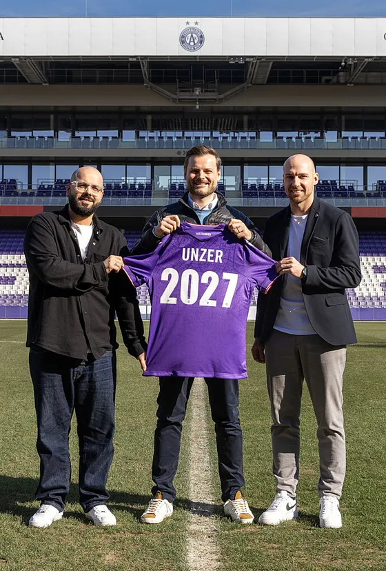 FK Austria Wien setzt auf bargeldloses Bezahlen mit Unzer 