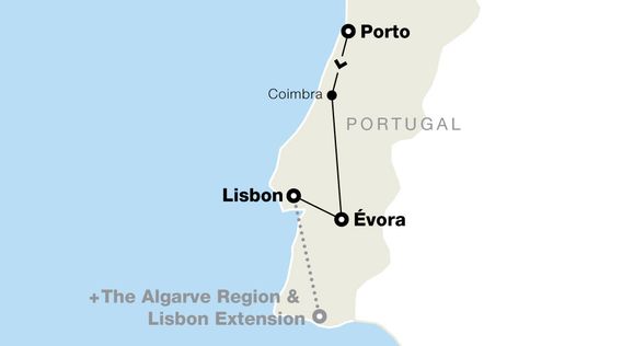 View of Algarve Portugal