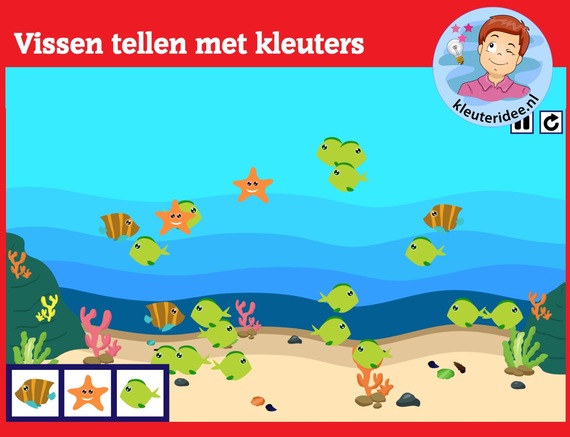 Digibord rekenen | Kleuteridee