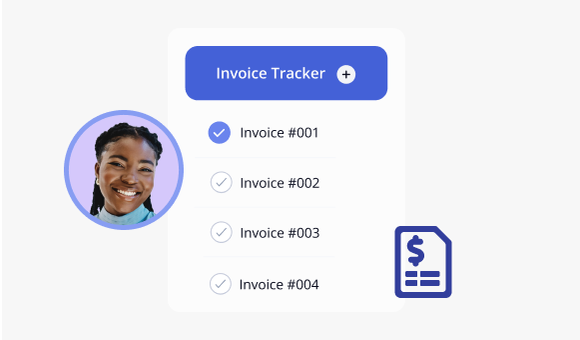 Invoice tracker template thumbnail