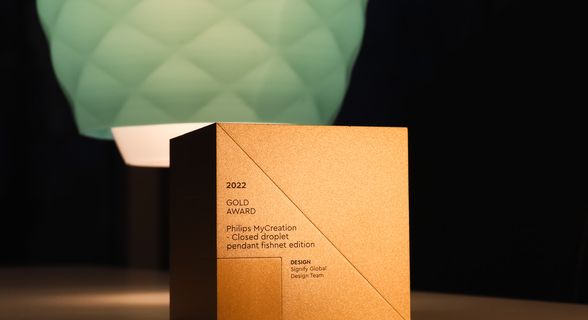 Philips MyCreation wint goud bij de International Design Excellence Awards 2022 (IDEA award)