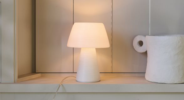  Vintage witte tafellamp voor de woonkamer 